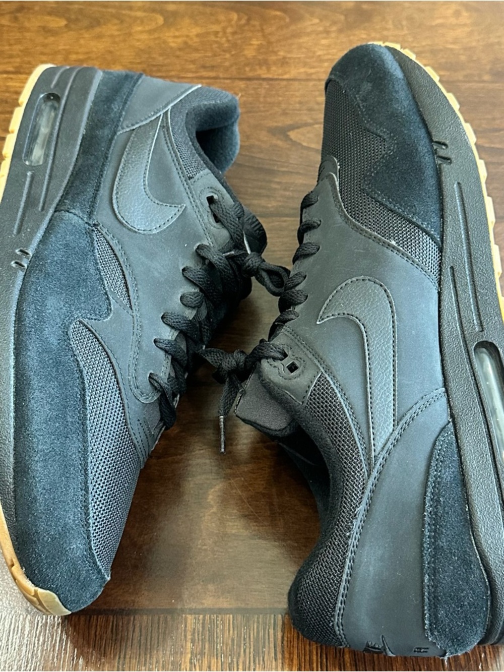 Nike Air Max 1 Black Gum AH8145-007 Men’s US Size 15 Great Condition Fast Ship.